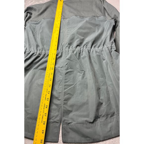 Athleta Triumph Hybrid Crewneck Sweatshirt Bali Green Size Small - Picture 6 of 7